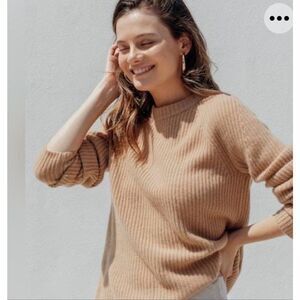 Vince Shaker Stitch Wool Blend Sweater Size L